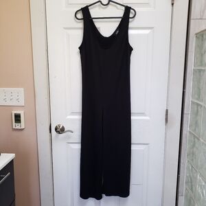 Just Polly Black Sleeveless Wide Leg Jumpsuit